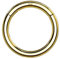 Segment Clicker Scharnier Ring Piercing 585 Gold 14 Karat Septum Tragus Helix Nase Lippe Nasenring Nasenpiercing Ohr Knorpel Daith Gelbgold - 1,2mm x 10mm