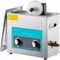 VEVOR Pulitore A Ultrasuoni Professionale Display Digitale, 6L Lavatrice Ultrasuoni in Vinile, 220V/50Khz con Funzione di Riscaldamento, Nero, per Pulizia di Gioielli, Occhiali