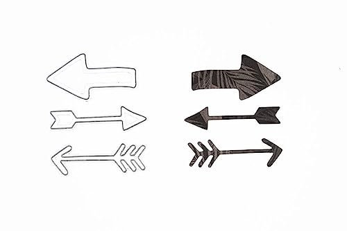Stanzenshop Stanzschablone: Drei Pfeile - Kreatives Basteln leicht gemacht, Idealer Helfer für DIY-Projekte, Einfache Handhabung, Robust und Langlebig, Ideal für Papierkunstliebhaber.