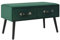 Makastle Sitzbank Sitzhocker Bettbank Polsterbank Ottoman mit 2 Schubladen, Esszimmerbank Fußhocker für Schlafzimmer/Wohnzimmer/Flur, 80 cm Grün Samt
