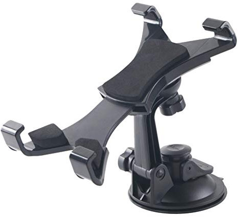 Support 360 ° Support de iPad pour -Brise GPS 7-10 Pouces Voiture Instrument Voiture intérieur Accessoires Brosse CRIN