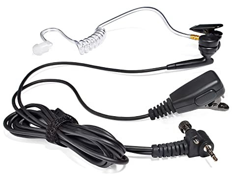 HYS Sepura Radio Earpiece/Headset Compatible for SRP2000 SRP3000 SRH3500 SRH3800, with PTT Microhphone