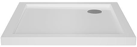 Goodyo 32 in x 32 in Corner Drain Shower Base in White