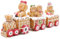 Hodao Lebkuchenmann-Zug-Figuren, handgefertigt, Polyresin, Weihnachtsdekoration, Geschenk & Zuhause, Weihnachten, Party, Winter-Dekoration, 24 cm