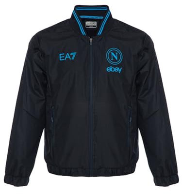 SSC NAPOLI Unisex 23/24 Anthem Jacke, Marineblau, L