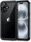 Lanhiem for iPhone 16 Plus Case, IP68 Waterproof Dustproof Shockproof Cases with Built-in Screen Protector, 360 Full Body Heavy Duty Rugged Phone Cover for iPhone 16 Plus - 6.7 inch (Black/Clear)