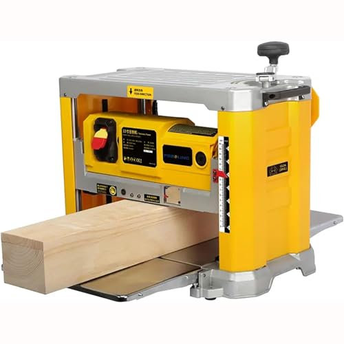 Benchtop Planer,12'' Electric Woodworking Planer,2000W Multifunctional Woodworking Heavy Duty Wood Thickness Planer,H6-160mm Desktop Electric Jointers Plane,for Wood Cutting Woodworking and DIY