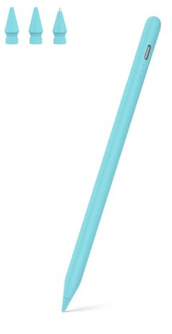 MEKO Stift für iPad Apple Pencil 2. Generation mit Magnetische Kabellose Schnellaufladung und Neigungssensitivität für iPad Pro 12,9'' 3-6 Gen. /11'' 1-4 Gen. /i-Pad Air 4/5. Gen/i-Pad Mini 6. Blau