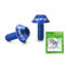 7075 Aluminum Alloy Bike Water Bottle Cage Bolt Screws for MTB Road Cycling Pack of 2 (Blue)
