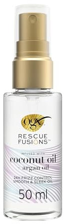OGX Rescue Fusions 24H Frizz Control Smooth and Sleek Oil, 50 ml