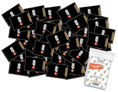 Bundle mit Lego Star Wars - Trading Cards - 50 Verschiedene Karten + Exklusive Collect-it Hüllen