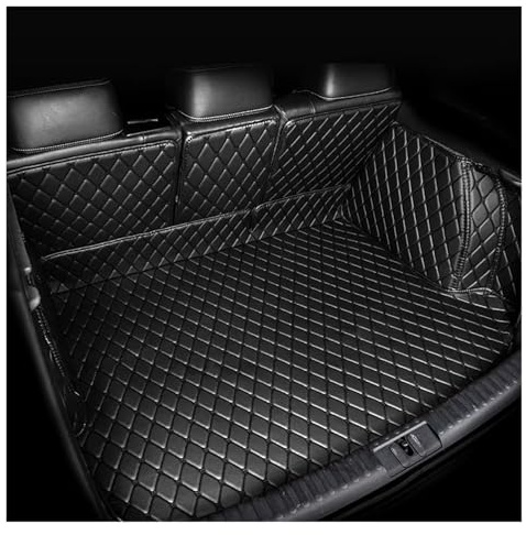 Kofferraummatte Für Mazda 6e EZ-6 EZ6 J90A 2024-2027 Auto-Kofferraum-Cargo-Liner Teppich Hinten Boor Mat Teppich Lagerung Pads Kofferraumschutz(Black Black-1)