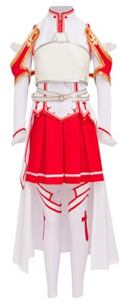 Tongyundacheng Asuna Cosplay Kostüm Yuuki Asuna Outfits Anime Charakter Rollenspiel Uniform Manga Performance Kostüm Halloween Anime Cosplay Damen