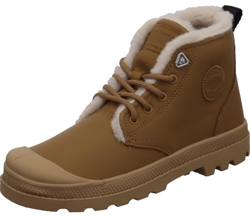 Palladium Pampa Zip WL, Children's Boots, Ochre Tan, 2.5 UK