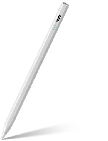 Stylus Pen for iPad 2026-2018, 15 Mins Fast Charge Pencil for Apple iPad | Stylus for iPad A16 11th/10-6 Gen, Air M2/M3/M4/5-3rd, Pro11/13/12.9 inch, Mini A17 Pro/6/5, Tilt Sensitivity Palm Rejection