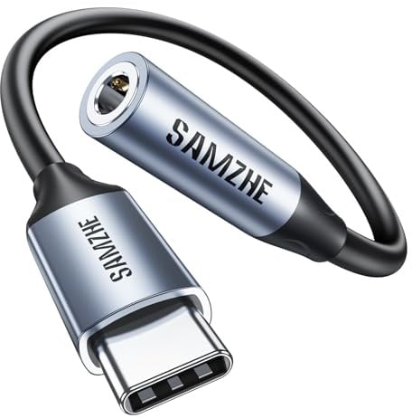 USB C to 3.5mm Jack, Type C to 3.5mm Headphone Aux Digital Audio Earphone Adaptor, Aux to USB C Earphone Adapter for Samsung Galaxy Pixel, i-Pad Pro, HUAWEI, Xiaom, and More Type C Devices