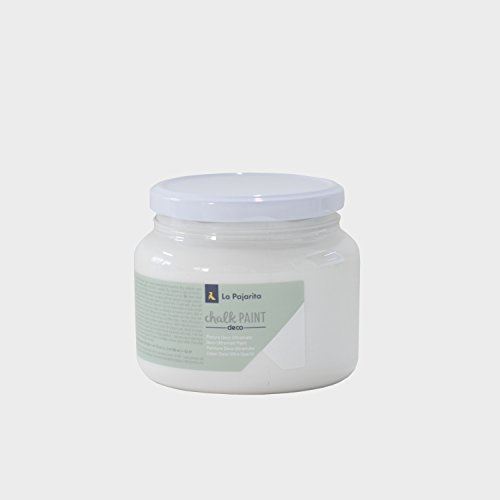 La Pajarita 128891 Pintura para Decoración y DIY, Chalk, 1, Blanco (White Cotton)