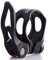 UPANBIKE Cerraduras de asiento abrazadera de tija de bicicleta hueca liberación rápida 31.8 mm 34.9 mm aleación de aluminio clip de tubo（31.8mm,negro）