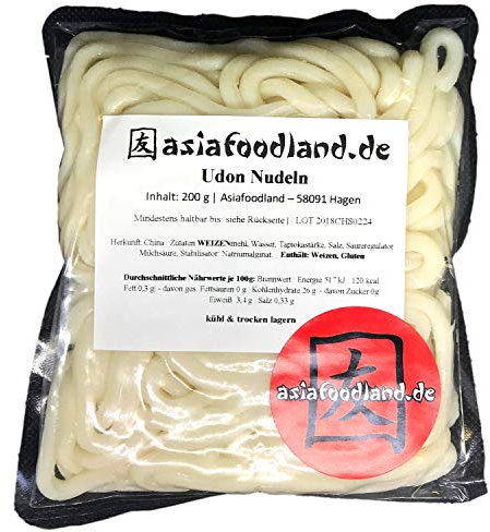 Asiafoodland - frische Udon Nudeln, 1er Pack (1 x 200 g)