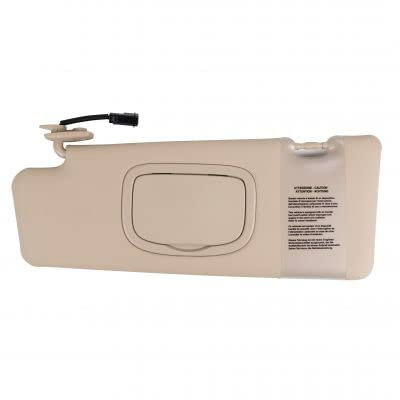 FCA Parasole Sinistra Lato Guida Lancia Delta 2008-2014 - Tessuto o rete, Nero, Compatibile con Automobile