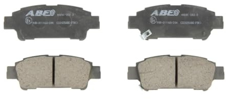 ABE C22025ABE Bremsbelagsatz Bremsbeläge Hinten Kompatibel mit TOYOTA PREVIA MCR3, ACR3, CLR3