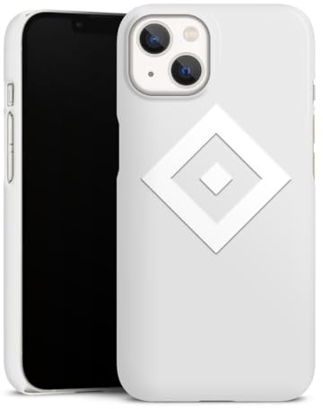 Premium Case kompatibel mit Apple iPhone 13 Smartphone Handyhülle Schutzhülle glänzend Hamburger SV Wappen HSV