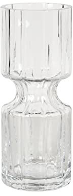 Broste Copenhagen Hyacint Vase aus Glas in der Farbe Transparent, Maße: 8cm x 8cm x 20cm, 14496144