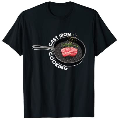 Cast Iron Cooking Cast Iron Skillet T-Shirt