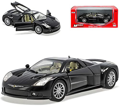 Motormax Chrysler Me Four Twelve 12 Schwarz Mondo Motors 1/24 Motor Max Modellauto Modell Auto