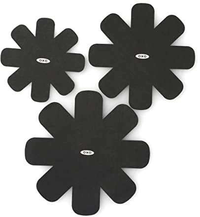 OXO CC007288-001 Pan Protectors, Soft Durable Polyester Felt, Black