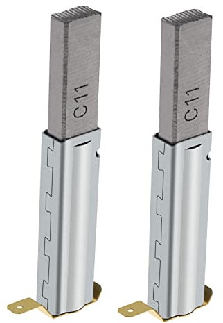 ECSiNG - Escobillas de carbón (4 unidades) (repuesto para 30/60/70/80/90L, aspiradoras industriales, 11 x 6 x 29 mm, accesorios para aspiradora