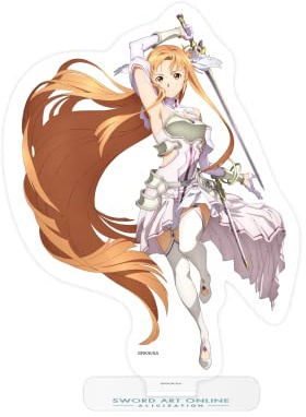 Peppermint Anime (Crunchyroll GmbH) - Sword Art Online - Asuna - Acryl Figure, Aufsteller, Standy - 10cm - original & lizensiert, Bunt, Blau