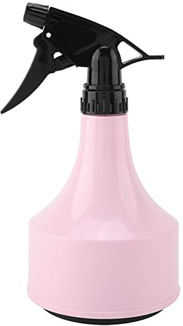 Buachois 600ml Gießkanne mit Sprüher für Innen und Außenbereich, Kunststoff Moderne Stil Klein Wasserkanne für Sukkulenten, Bonsai, Garten Blumen Pflanzen Bewässerung(Rosa)