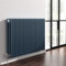Heilmetz 600x1200mm Triple Column Radiators Horizontal, Anthracite Radiator Central Heating Radiator Traditional Cast Iron Style 3 Column Radiators