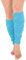 Crazy Chick Bright Neon 80s Dance Ankle Leg Warmers Fancy Dress Accessory-Fluorescent Turquoise