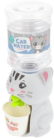Vaguelly Juguete Dispensador De Agua Dispensador De Agua De Juguete En Miniatura Juguete De La Fuente del Enfriador De Agua Bebedero Pequeño Escritorio El Plastico Niño Máquina Grúa