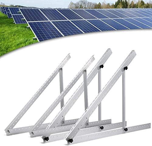 XJZHANG Montaje De Panel Solar De 2 Piezas para Módulo Solar De hasta 1040 Mm con Ángulo De Inclinación Ajustable Soporte Solar para Panel Solar De 250-300 W Incluye Todos Los Tornillos Y Tuercas