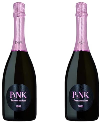 Pink Prosecco Doc Rose Vino Frizzante - 750 ml (Confezione da 2)
