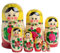 Semenovskaya Matröschka Matroschka Babuschka Matrjoschka 8 Steckpuppen 19cm - Holzpuppe Матрёшка rospis