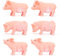 Meleager Schwein Figuren Set, 6 Stück Tierfiguren, Ferkel Spielzeug für Kinder, Realistisch Bauernhoftiere Figuren als Kuchendeko, Lernspielzeug, Geburtstagsgeschenke