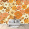 Papiers peints 200 x 140 cm Moderne Papier Peint Fleurs Pastel Traditionnelles Intissé Décoration Murale Home Decor Peinture Murale Jaune Pour Salon Chambre Décoration Murale