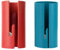 2PCS Wrapping Paper Cutter, Gift Wrap Sliding Cutter, Easy Sliding Birthday Gift Wrap, Roll Paper Holder Dispenser Cutting Tools (Green+Red)