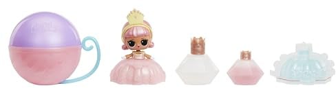 L.O.L. Surprise! Princess Tots - Enthält 1 Puppe, Blindverpackung, mit 2 Farben zum Kreieren eines Prinzessinnen-Kleides, 8 Puppen zum Sammeln