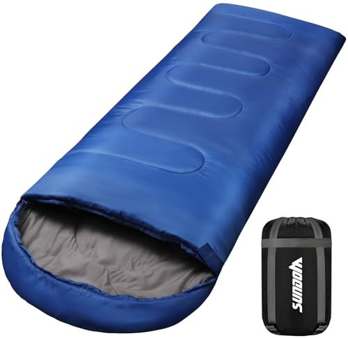 Schlafsack Outdoor für Camping 4 Jahreszeiten - Erwachsene Schlafsack, 2 in 1 Funktion Deckenschlafsäcke, Warm, Leichtgewichtig, Wasserdicht für Rucksackreisen, Wandern und Reisen 220 x 80 cm