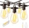 ZOTOYI 30FT S14 Festoon Lights Outdoor Mains Powered IP65 Waterproof Outdoor String Lights LED, Garden String Lights with 10+1 Plastic Shatterproof Bulbs Outside Lights for Patio Party Wedding, 2700K
