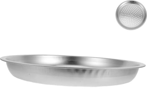 TEMPNAP Stainless Steel Dampfeinsatz Für Wok Dampfgarer Für Gemüse Brötchen Und Dim Sum Langlebige Und Leicht Zu Reinigende Edelstahl-Konstruktion Gesundes Dampfgaren Zuhause