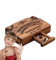 Tiny Ouija Board en bois - Spirit Board avec planchettes, Miniature Spirit Board | Talking Ouija Board avec tiroir, petite table pour amis de la famille, décoration de table Ouija, modèle minia
