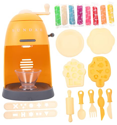 ERINGOGO 1ensemble Machine à Glace Jouet pour Garçon Fille Simulateur De Cuisine Éducatif pour Jeu Créatif Et Imagination Accessoire De Pâte pour Filles Et Garçons Amusement Et