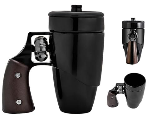 Krujecnt Lustige Pistolen Tasse Aus Keramik - Kollektorstück Wiederverwendbarer Kaffeebecher - Perfekt Für Studentenwohnheim & Home-Offices