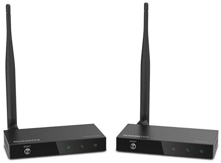 Marmitek TV Anywhere Wireless HD 2 - Extender HDMI wireless Full HD 1080p | Estensore HDMI wireless per TV in tutta la casa, portata fino a 100 m, ritorno IR, loopthrough e Plug & Play